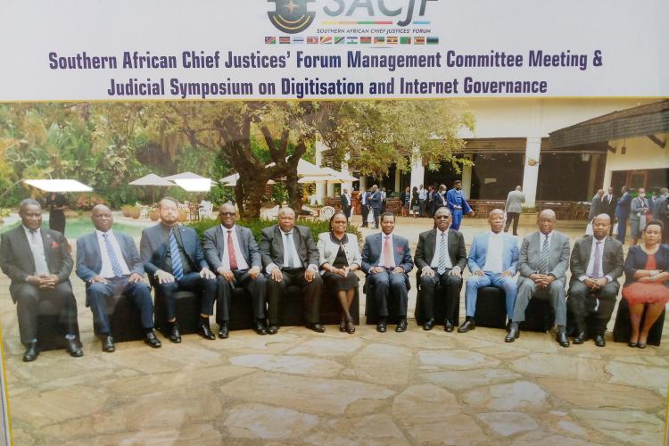 CJ attends SACJF Judicial Symposium on Digitization and Internet Governance