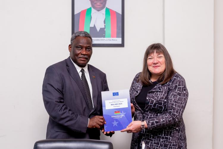 Judiciary Receives Final Report from EU Election Observation Mission