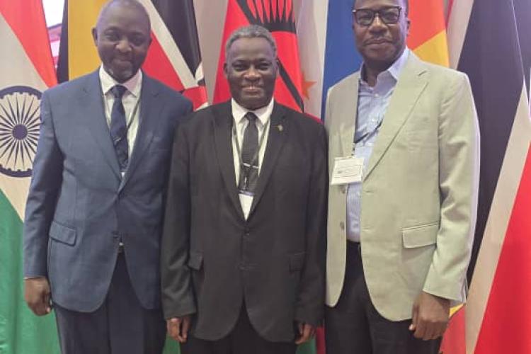 The Honourable Chief Justice with Honourable Judges from Uganda